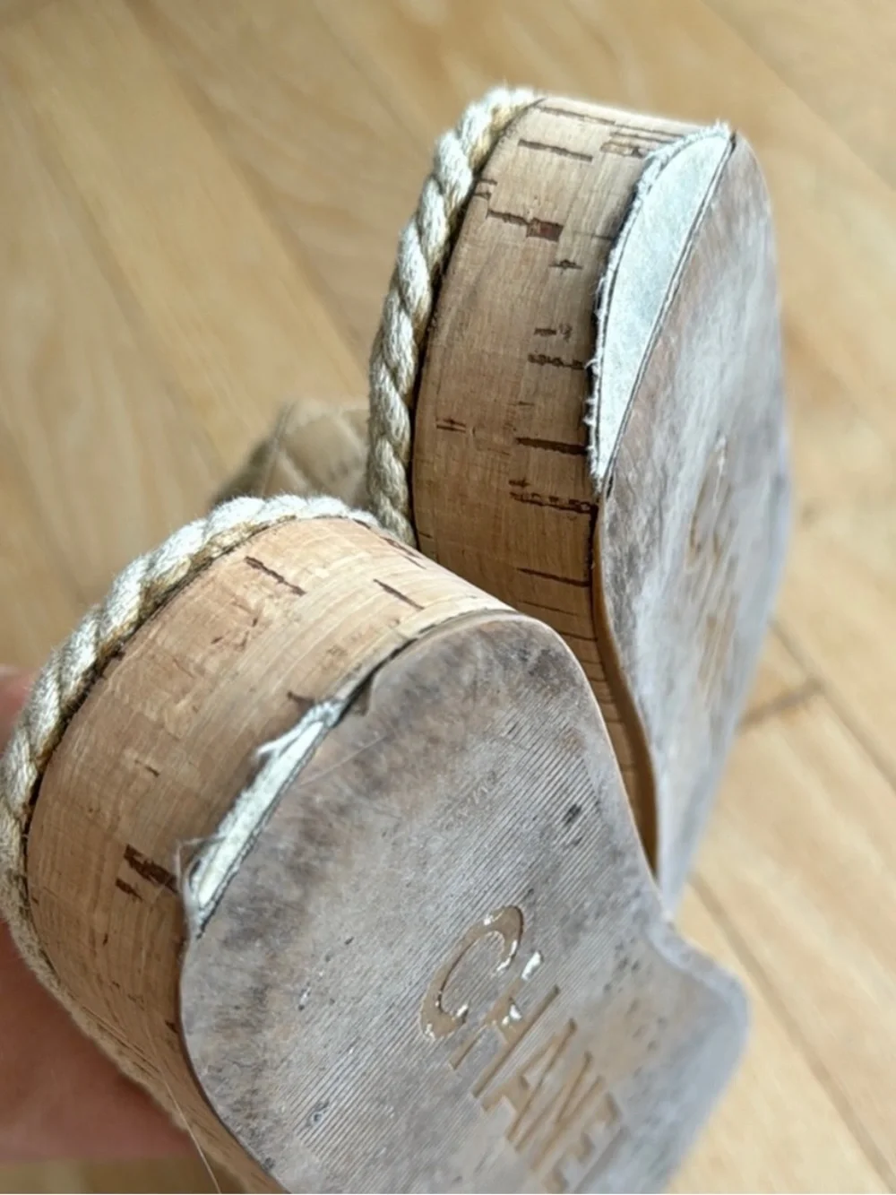 CHANEL well worn